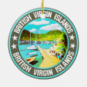 Décoration En Céramique Îles Vierges britanniques (Dos)