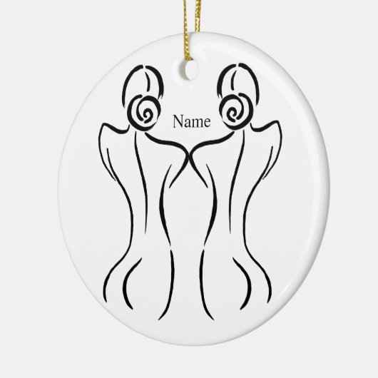 Décoration En Céramique Illustration d'art féminin Thunder_Cove (Gauche)