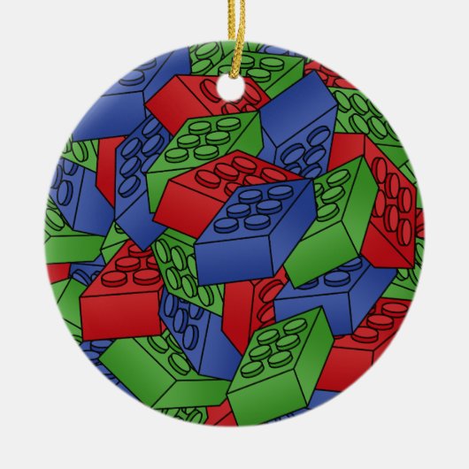 Décoration En Céramique Illustration de blocs constitutifs - À SIMPLE FACE (Devant)