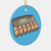 Décoration En Céramique Illustration de carton d'oeufs (Droite)