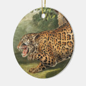 Décoration En Céramique Illustration de Jaguar (Felis onca) (Gauche)