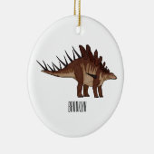 Décoration En Céramique Illustration de Kentrosaurus (Droite)