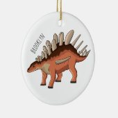 Décoration En Céramique Illustration de Kentrosaurus (Droite)