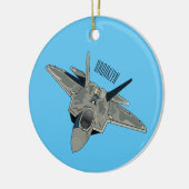 Décoration En Céramique Illustration de l'avion de chasse (Gauche)