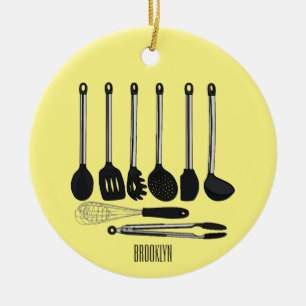 Décoration En Céramique Illustration de l'ustensile de cuisine