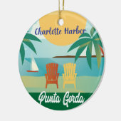 Décoration En Céramique Illustration de Punta Gorda, Charlotte Harbour Flo (Gauche)