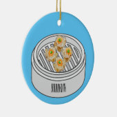 Décoration En Céramique Illustration de Shumai dim sum (Droite)