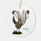 Décoration En Céramique Illustration de superbe et superbe lyrebird (Gauche)