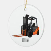 Décoration En Céramique Illustration du chariot élévateur (Gauche)