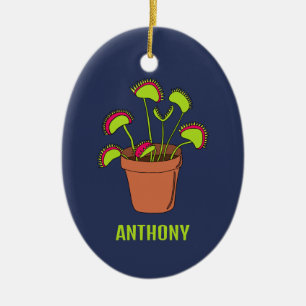 Décoration En Céramique Illustration du Plante Vénus Fly Trap personnalisé
