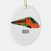 Décoration En Céramique Illustration du train à balles (Droite)