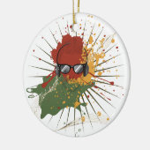 Décoration En Céramique Illustration masculine du DJ (Gauche)