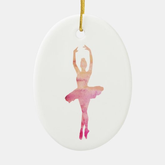 Décoration En Céramique Illustration Nutcracker Noël Ballerina (Devant)