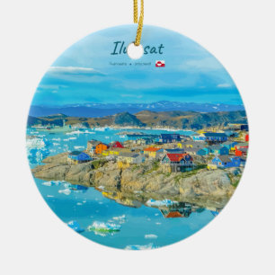 Décoration En Céramique Ilulissat, Groenland - Ville des Icebergs