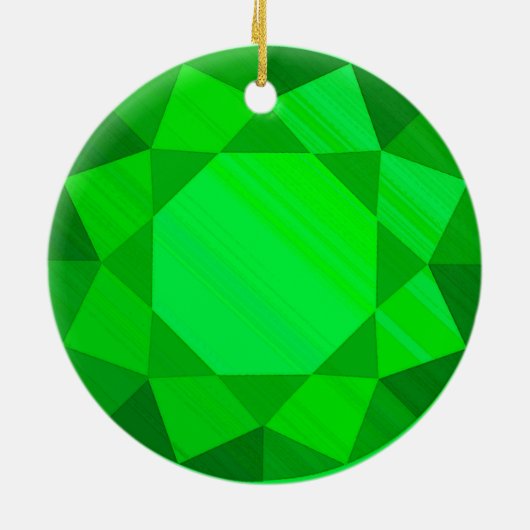 Décoration En Céramique Image graphique Emerald Gemstone / Jewel (Dos)