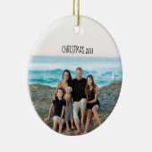 Décoration En Céramique Image personnalisée Texte (Droite)