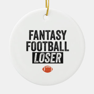 Décoration En Céramique Imaginaire de football Loser Drôle Imaginaire de f