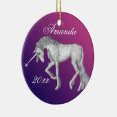 Décoration En Céramique Imaginaire scintillant de licorne (Droite)