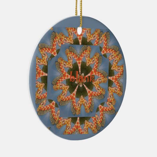 Décoration En Céramique Impression d'art Abstrait Giraffe (Droite)