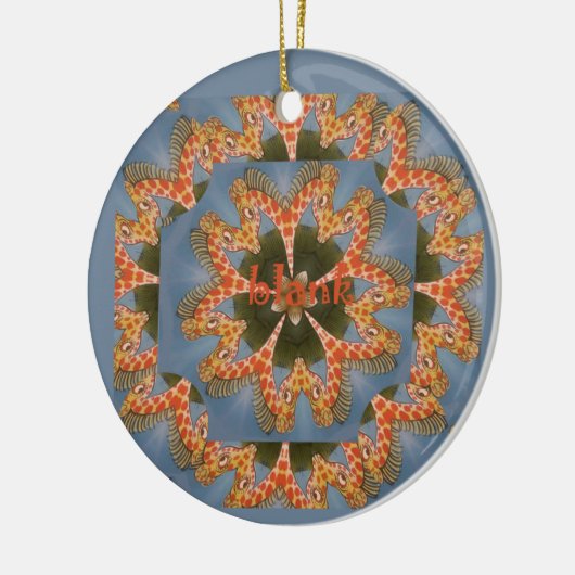 Décoration En Céramique Impression d'art Abstrait Giraffe (Gauche)