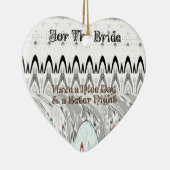 Décoration En Céramique Impression d'art cadeau Fête des mariées (Droite)