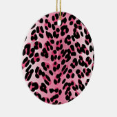 Décoration En Céramique Impression guépard rose RAB Rockabilly (Droite)