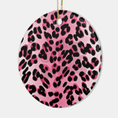 Décoration En Céramique Impression guépard rose RAB Rockabilly (Gauche)
