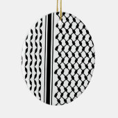 Décoration En Céramique Impression Keffiyeh (Droite)
