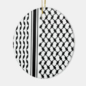 Décoration En Céramique Impression Keffiyeh (Gauche)