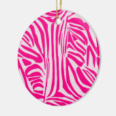 Décoration En Céramique Impression zèbre rose (Gauche)