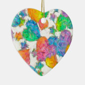 Décoration En Céramique Impressionniste Pastel Valentine Hearts (Droite)