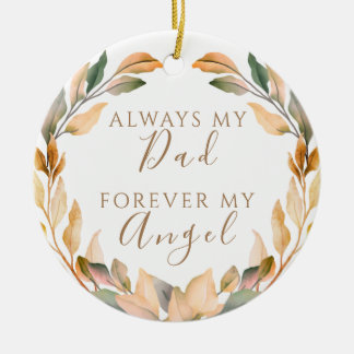 Décoration En Céramique In Memory Of Dad Picture Ceramic Ornament
