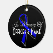 DÉCORATION EN CÉRAMIQUE IN MEMORY OF FALLEN OFFICER ORNAMENT (Gauche)