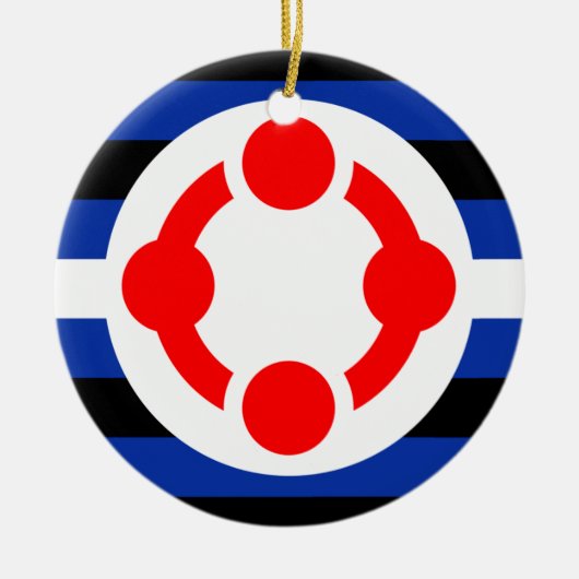 Décoration En Céramique Indicateur de la fierté de créneau (original) (Devant)