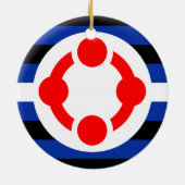 Décoration En Céramique Indicateur de la fierté de créneau (original) (Dos)