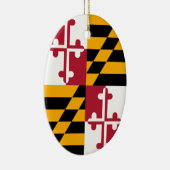 Décoration En Céramique Indicateur de l'état du Maryland (Droite)