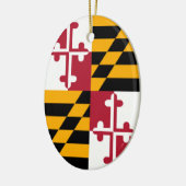 Décoration En Céramique Indicateur de l'état du Maryland (Gauche)