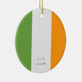 Décoration En Céramique Indicateur Irlande du message personnalisé (Droite)