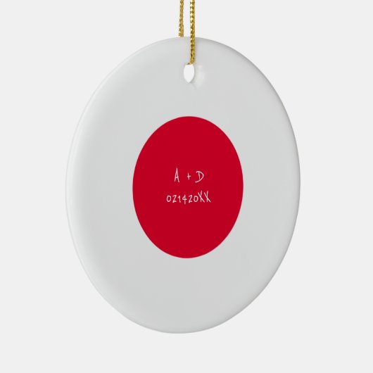 Décoration En Céramique Indicateur Japon du message personnalisé (Droite)