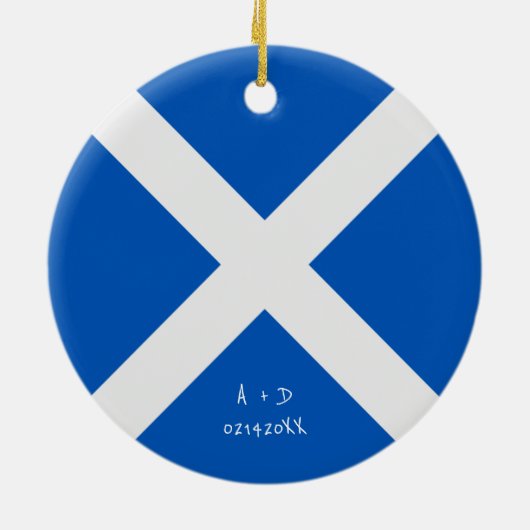 Décoration En Céramique Indicateur Scotland (Dos)