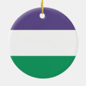 Décoration En Céramique Indicateur Suffragette (Dos)