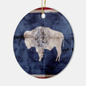 Décoration En Céramique Indicateur Wyoming patiné (Gauche)