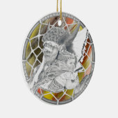 Décoration En Céramique Indien avec le bébé (Droite)