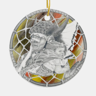 Décoration En Céramique Indien avec le bébé