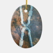 Décoration En Céramique Infinity silver star (Devant)