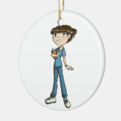 Décoration En Céramique Infirmière (Gauche)