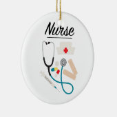 Décoration En Céramique Infirmière (Droite)