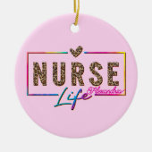 Décoration En Céramique Infirmière (Devant)