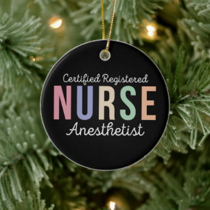 Décoration En Céramique Infirmière anesthésiste certifiée CRNA