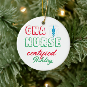Décoration En Céramique Infirmière certifiée CNA, étudiante CNA, infirmièr